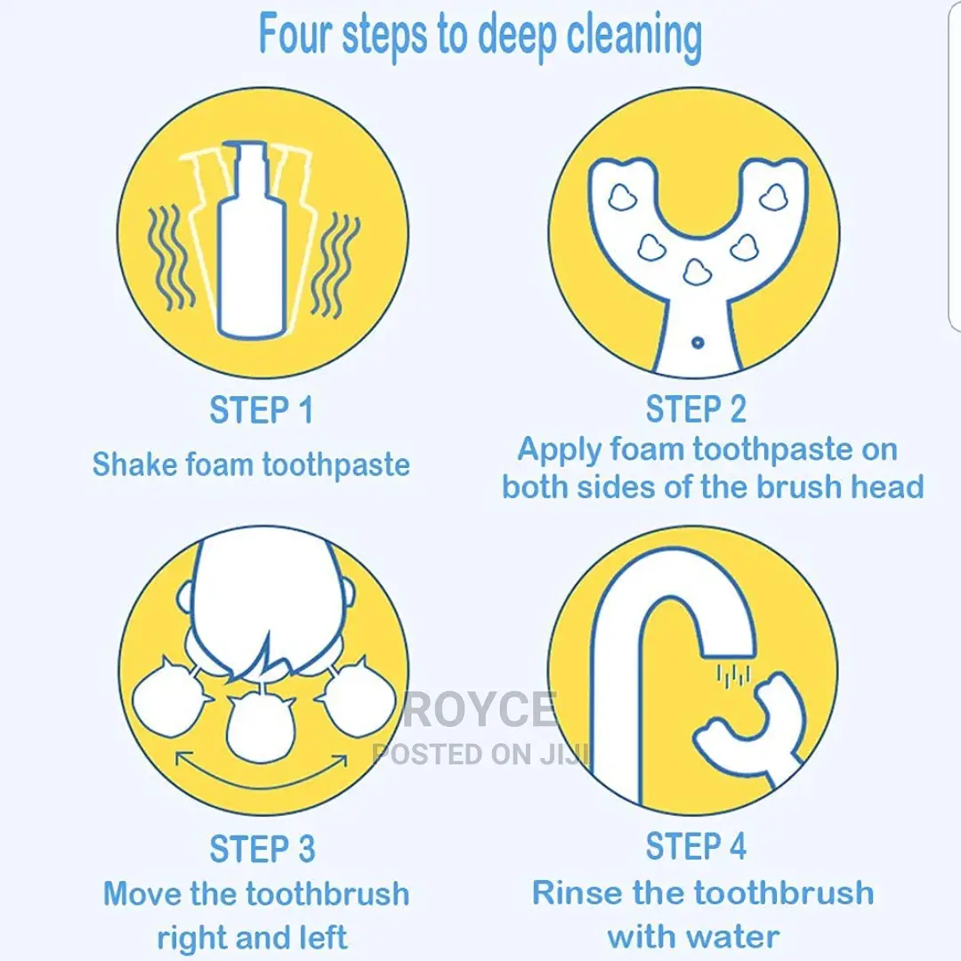 U-shaped Kids Toothbrush_1pc
