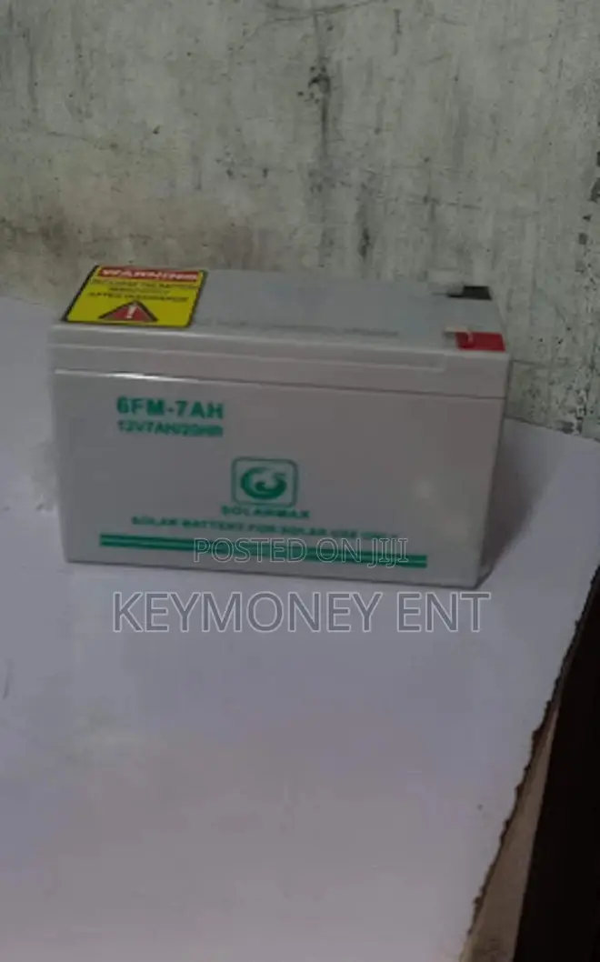 UPS Battery for 650/ Va 12v7.5AH Solarmax