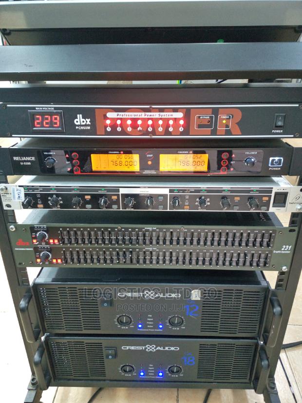 Crest Audio Amp Ca18,Ca12 Crossover,Power System Equalizer