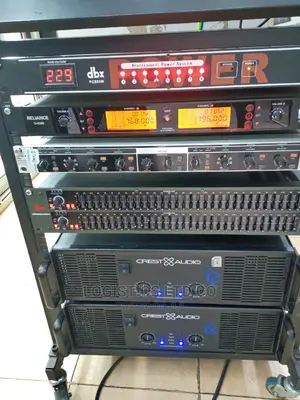 Crest Audio Amp Ca18,Ca12 Crossover,Power System Equalizer