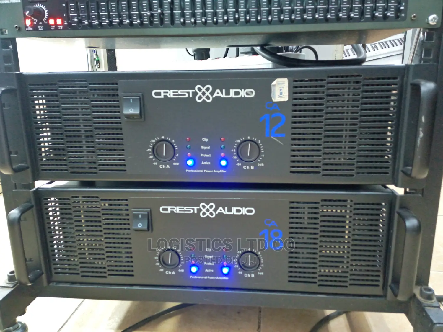 Crest Audio Amp Ca18,Ca12 Crossover,Power System Equalizer