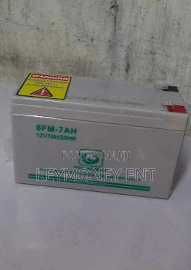 Durable Rechargeable UPS Battery – 12V – 7AH - main view