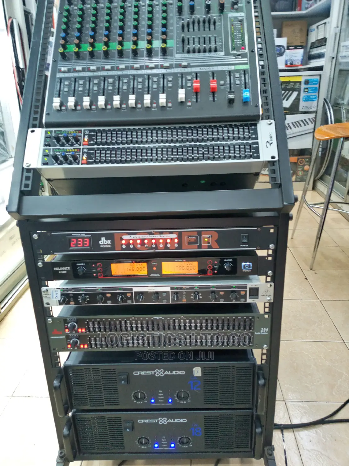 Crest Audio Amp Ca18,Ca12 Crossover,Power System Equalizer