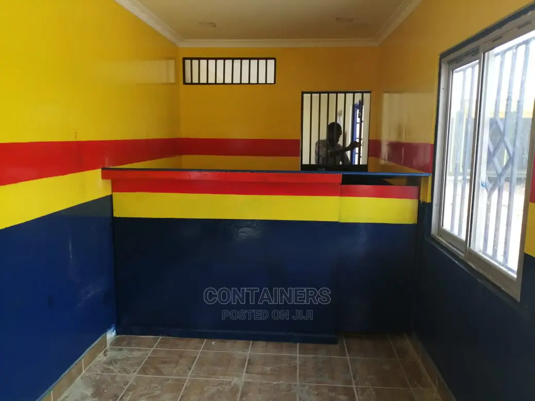 Shipping Container Office for a Police Post