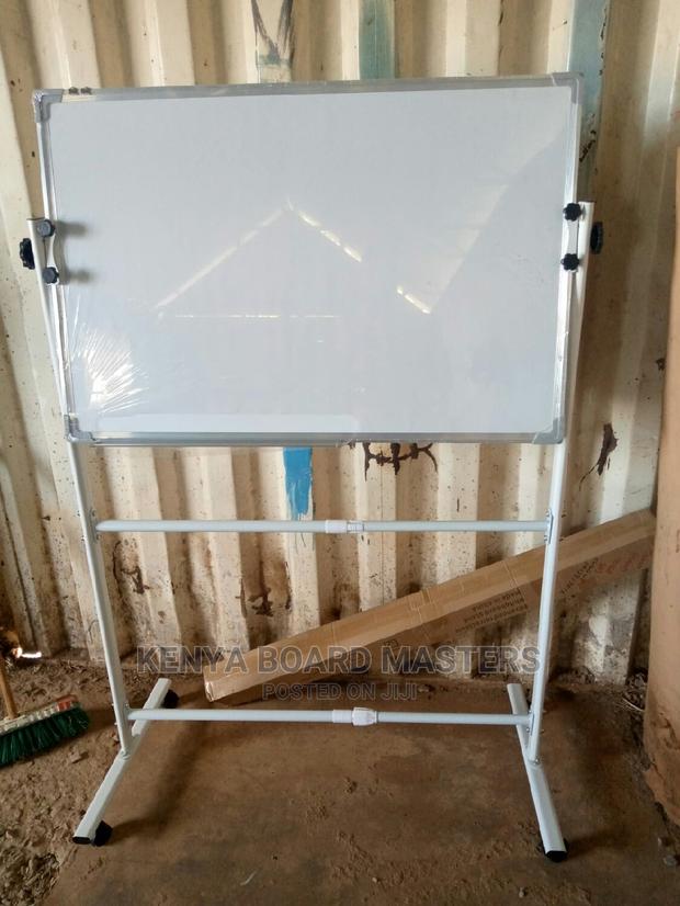 White Board Plus a Movable Whiteboard Stand 90cmx60cm - main view
