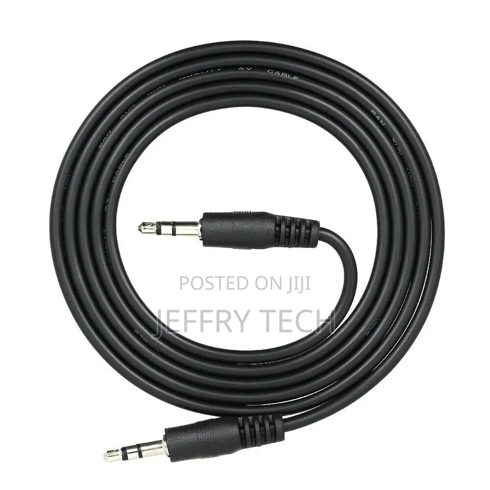 1M 3.5mm Male to Audio Cable Black H0