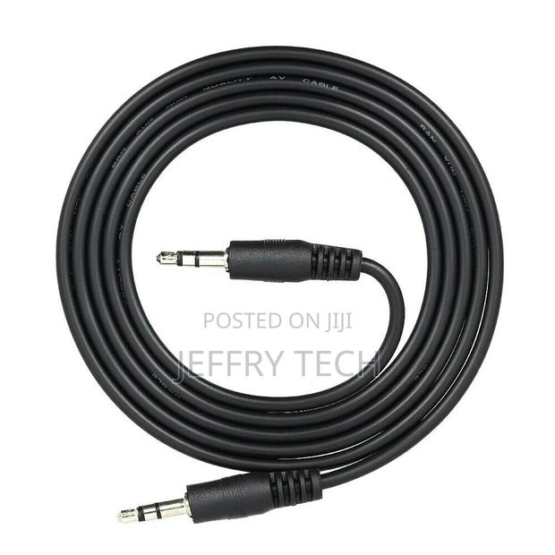 1M 3.5mm Male to Audio Cable Black H0