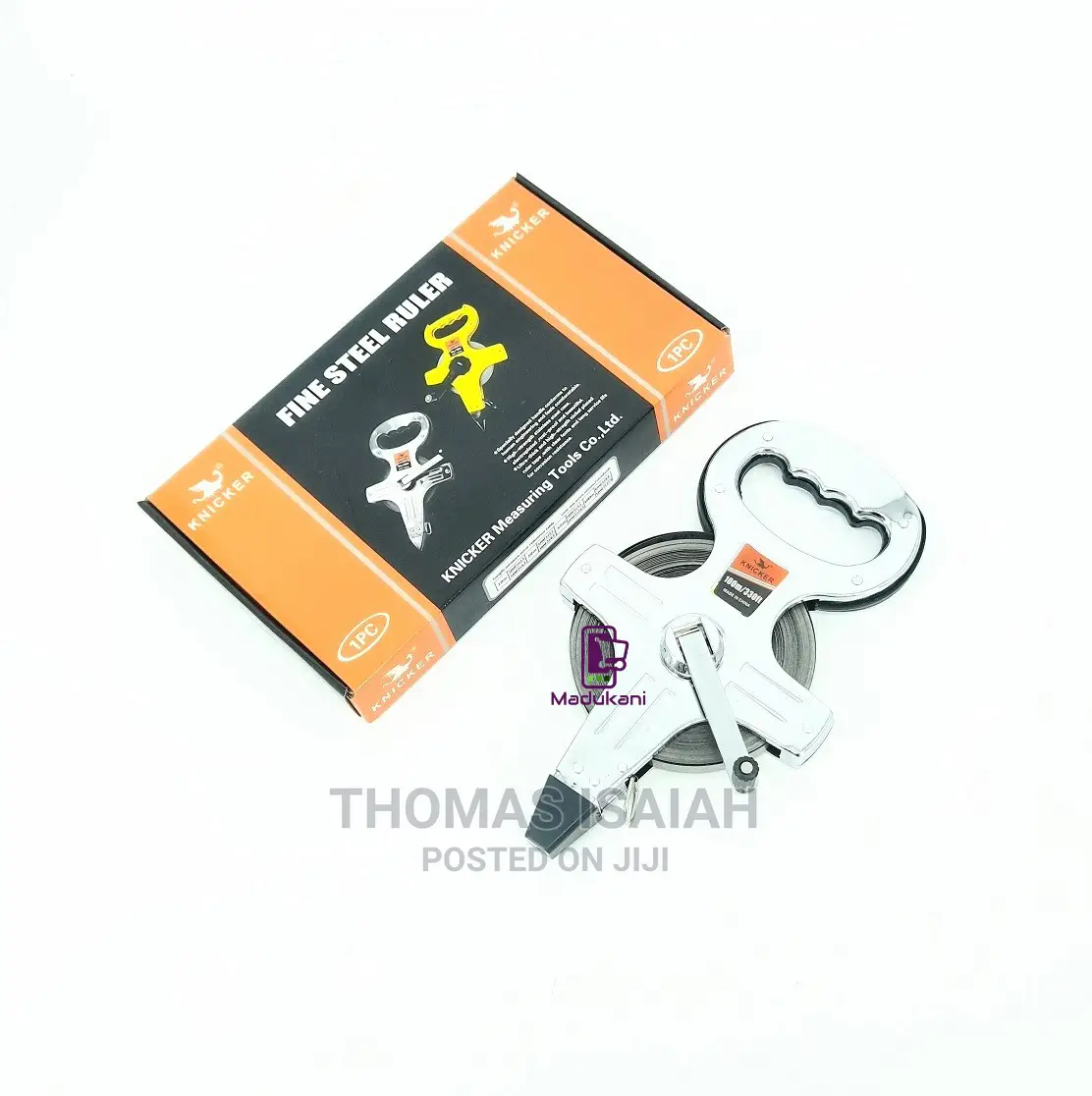 100m 300ft Stainless Steel Open Reel Surveyor Tape Measure