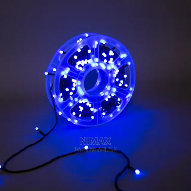 Blue 50mtrs Long LED Lights Waterproof