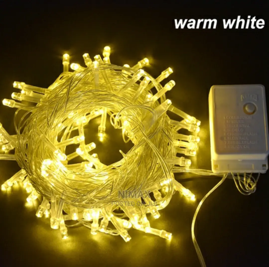 Christmas Warm White 10mtrs Long Led Lights