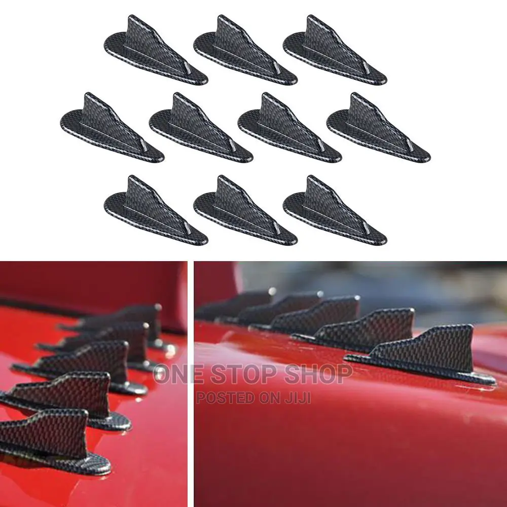 Alpha Racing 10pcs Set Diffuser Shark Fin Kit