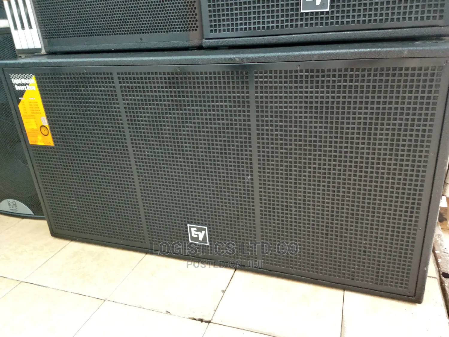 Original Ev Double Bass Speakers