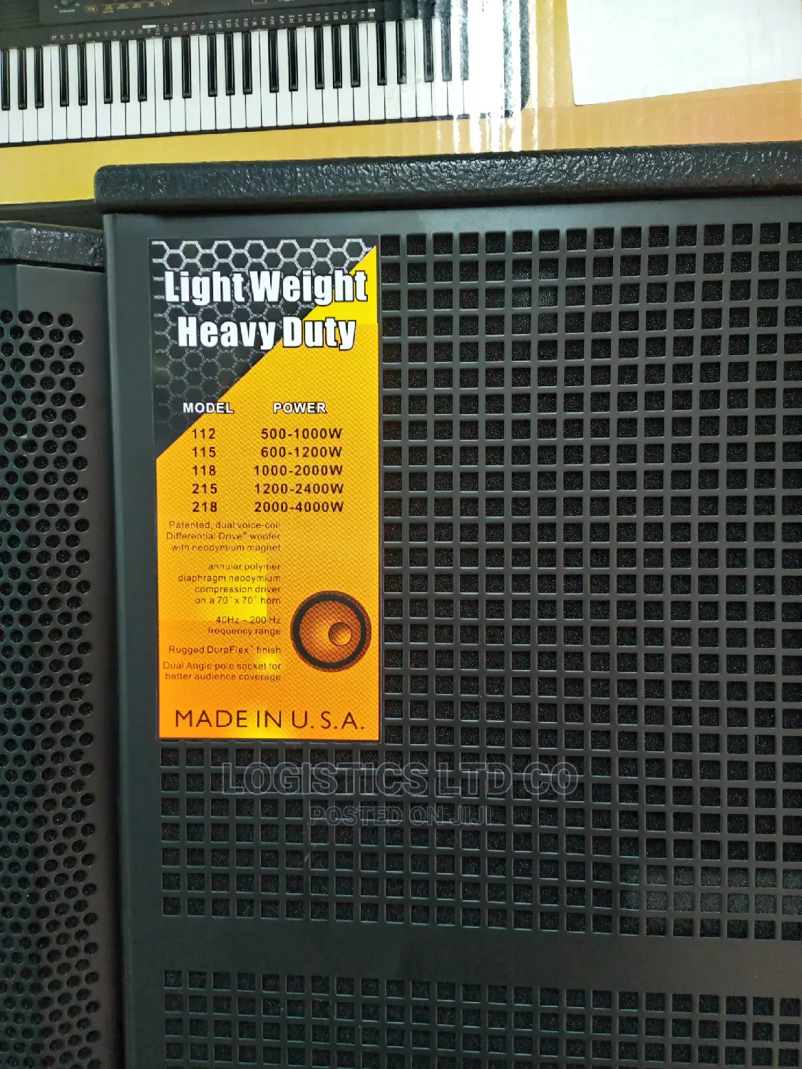 Ev Usa Fullrange Speaker 4000w