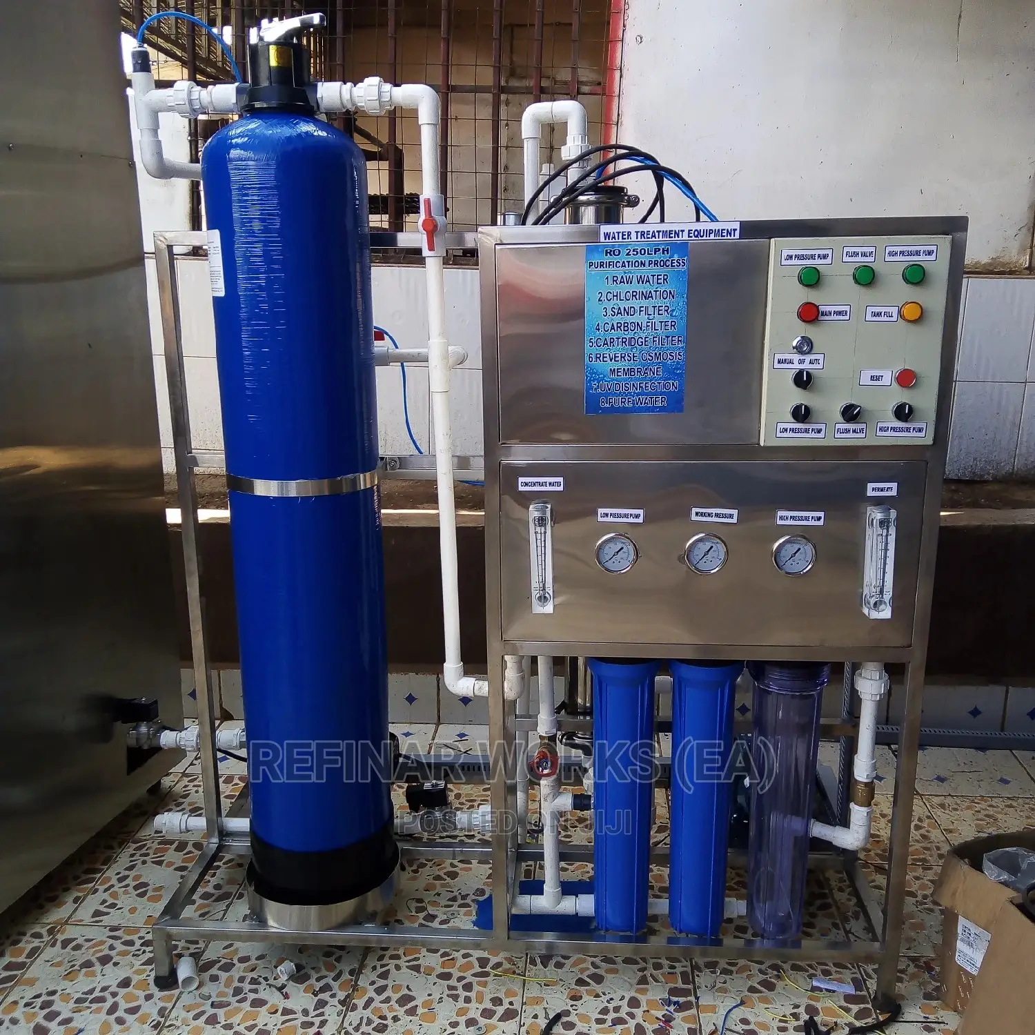 Water Purification Business Startup - Machines and Setup