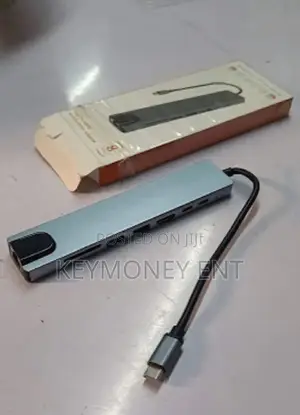 8 In 1 Type C Rj45 Dual HDMI 2 Usb3.0 SD TF USB C