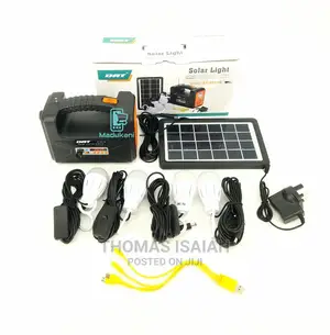 DAT AT9011B Solar Home Lighting System With Bluetooth Radio