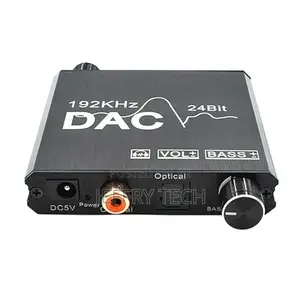 Digital to Analog Audio Converter 192khz 24bit Dac Optical C