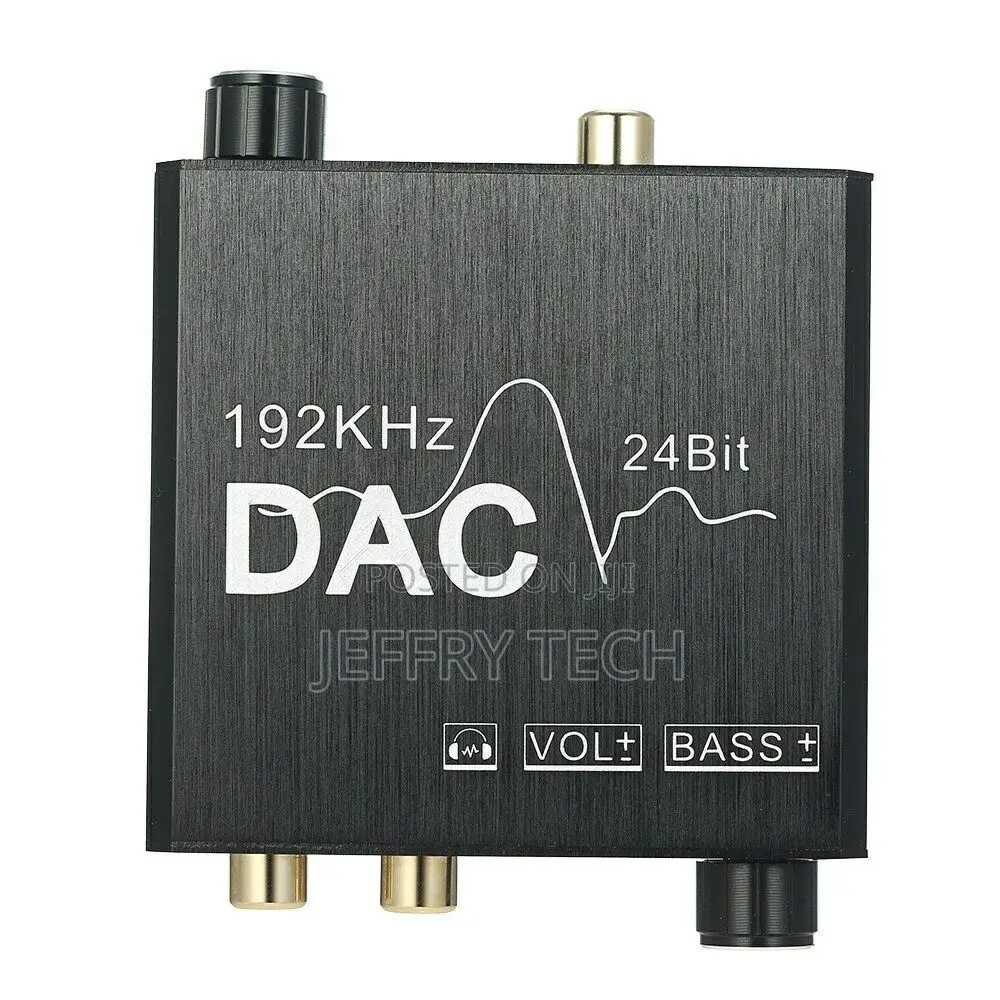 Digital to Analog Audio Converter 192khz 24bit Dac Optical C