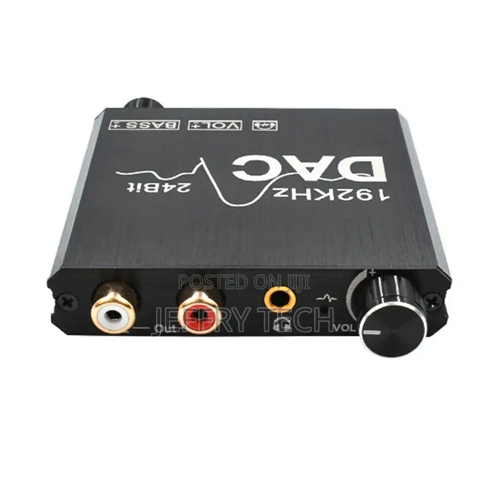 Digital to Analog Audio Converter 192khz 24bit Dac Optical C