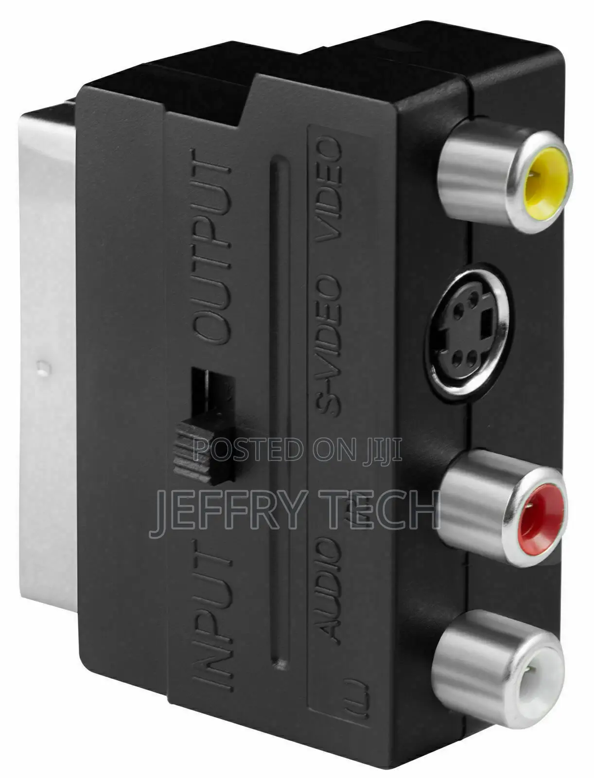 Scart Adapter Male RCA Audio S-Video SVHS Female in Out to S