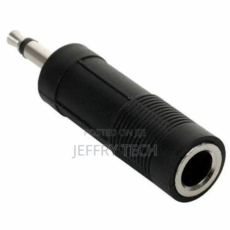3.5mm Mono Male Plug to 6.3mm Socket 6.35mm 1⁄4 Inch Female