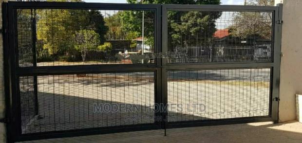 Galvanized Anti-Climb Anti-Cut Mesh Gate - main view