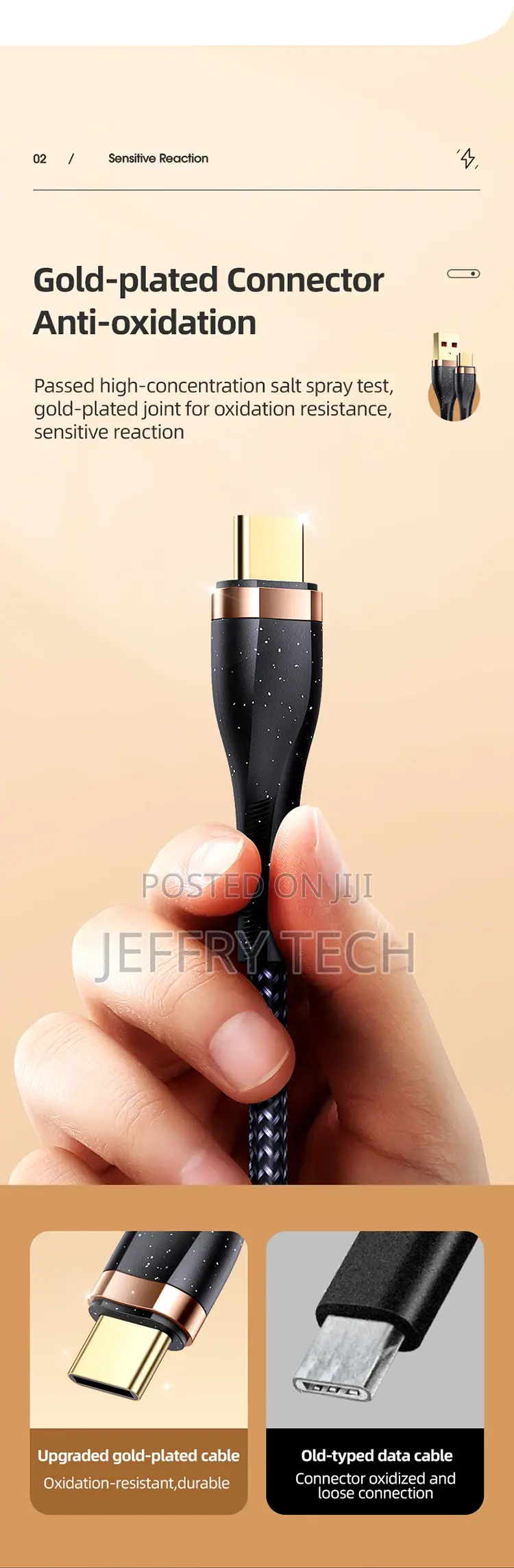 US-SJ488 U64 Type-C Aluminum Alloy Charging Data Cable