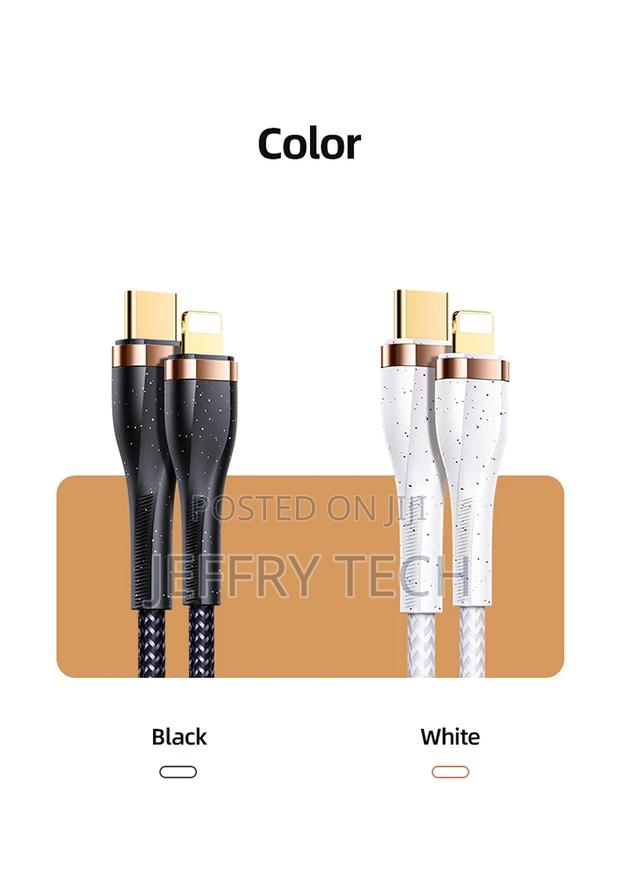 Type-C to Lightning 20W PD Fast Charging Data Cable - thumbnail 2