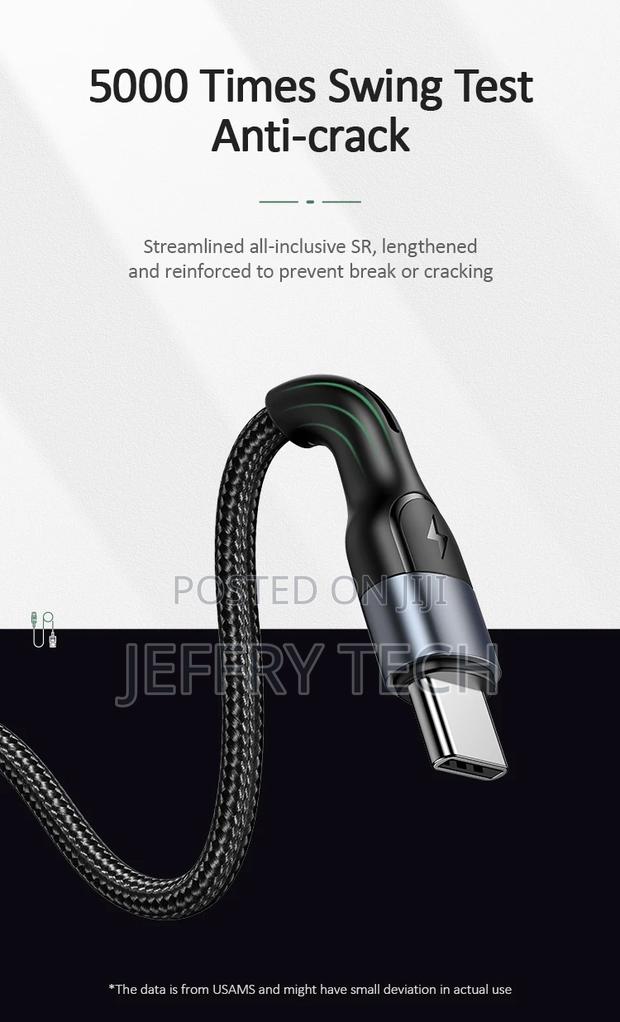 Type-C Aluminum Alloy Braided Charging Data Cable - thumbnail 2