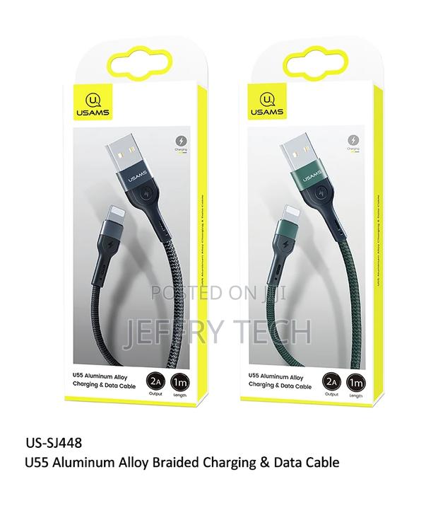 Lightning Aluminum Alloy Braided Charging Data Cable - main view