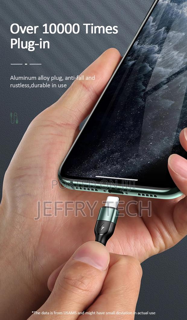 Lightning Aluminum Alloy Braided Charging Data Cable - thumbnail 3