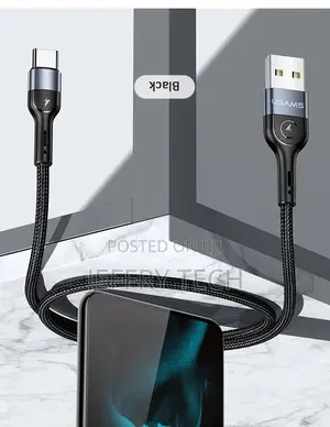 US-SJ449 U55 Type-C Aluminum Alloy Braided Charging Data C