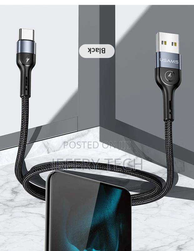 US-SJ449 U55 Type-C Aluminum Alloy Braided Charging Data C - thumbnail 3