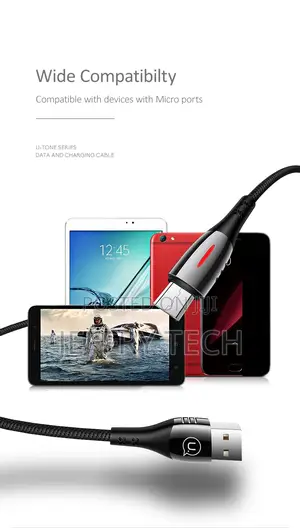 Micro Cable 1.2M US-SJ346 Smart Power-Off Micro Cable U-Tone