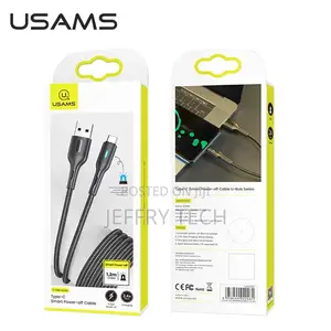 USAMS Fashionable US-SJ460 Type-C USB Smart Power-Off Cable