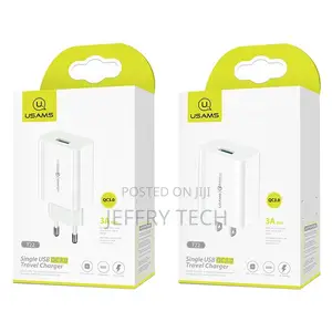 USAMS Hot T22 Single USB QC3.0 Travel Charger Fast Wall Trav