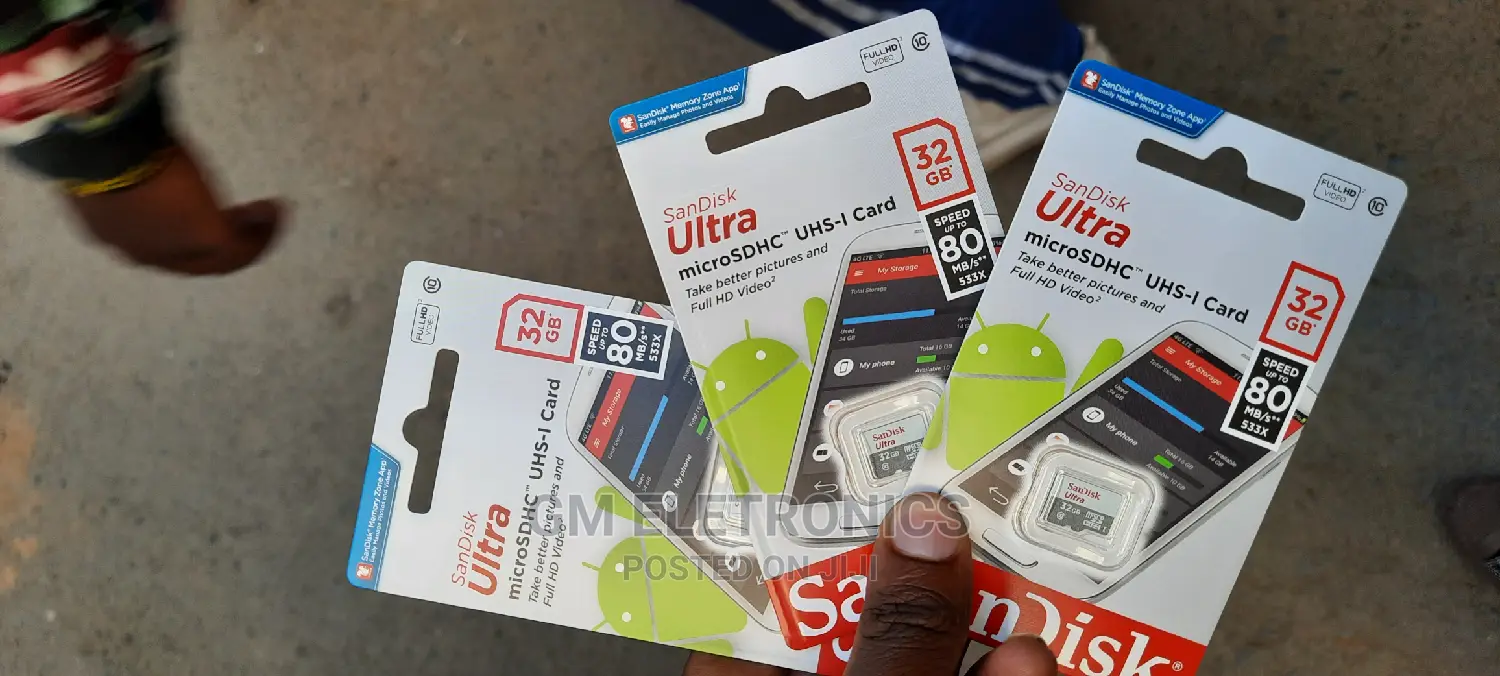 Original Sandisk Ultra 32GB Micro SDHC 80mb/S
.