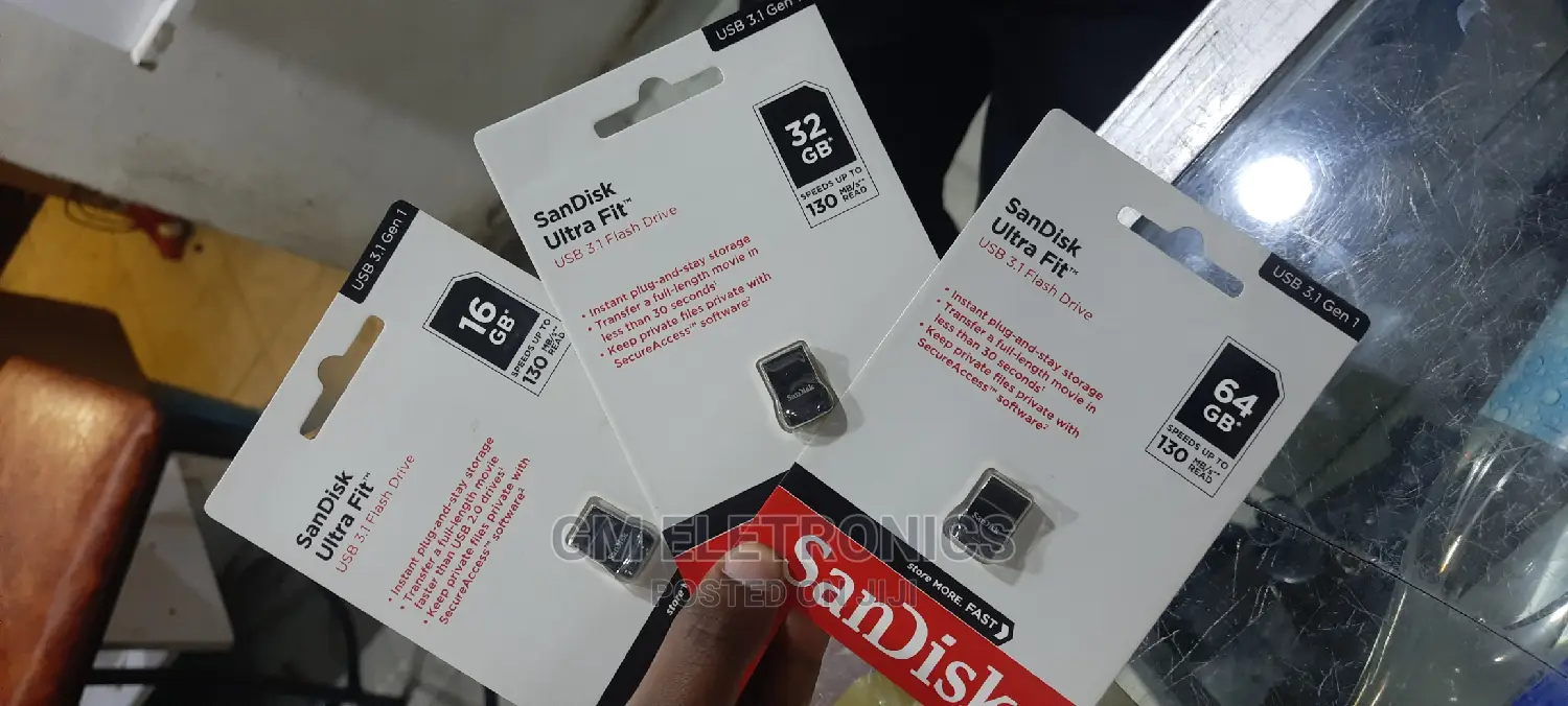 Sandisk Ultra Fit Usb3.1 Flash Drive(16gb,32gb,64gb 128gb)