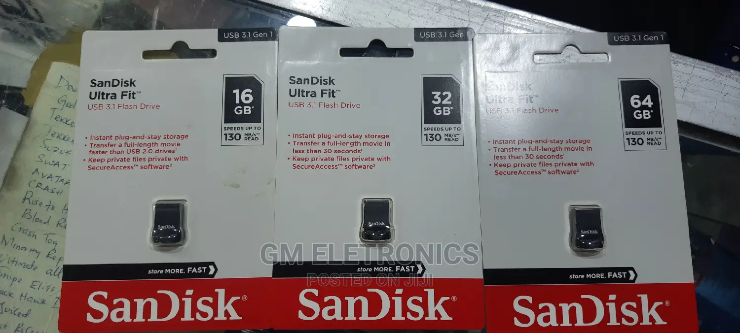 Sandisk Ultra Fit Usb3.1 Flash Drive(16gb,32gb,64gb 128gb)