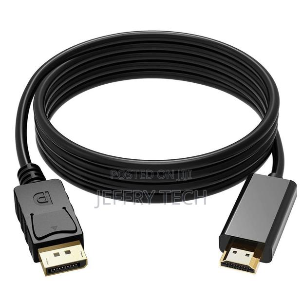 DP1.2 Displayport to HDMI Cable,1080P Full HD Video,Black Co