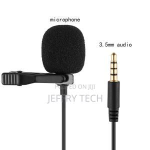 Microphone 3.5mm Jack Lavalier Tie Clip Microphone Mini Audi - thumbnail 2