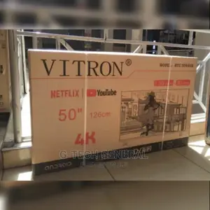 Vitron 50" Inch Smart Android Tv,Frameless,Uhd