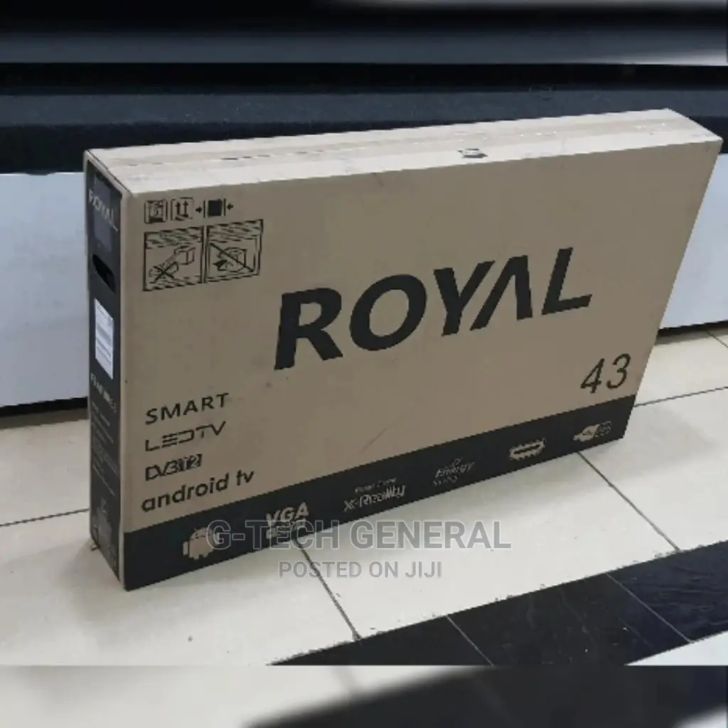Royal 43" Smart Android Tv. Youtube, Netflix