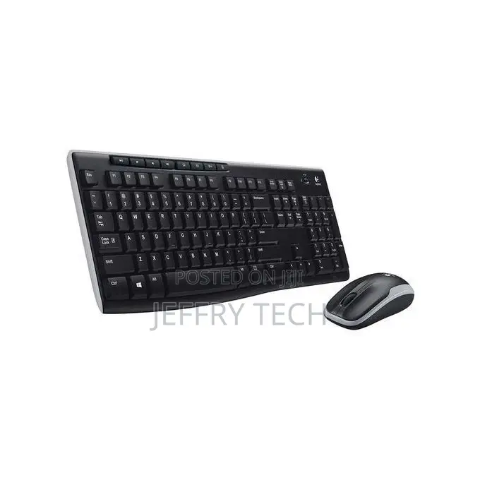 Logitech MK270 - Wireless Keyboard and Mouse - Black