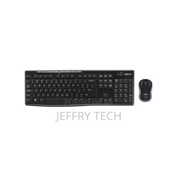 Logitech MK270 - Wireless Keyboard and Mouse - Black - thumbnail 3