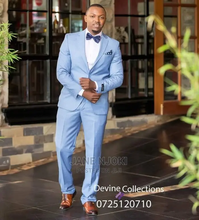 N,Blue 2pc Suits