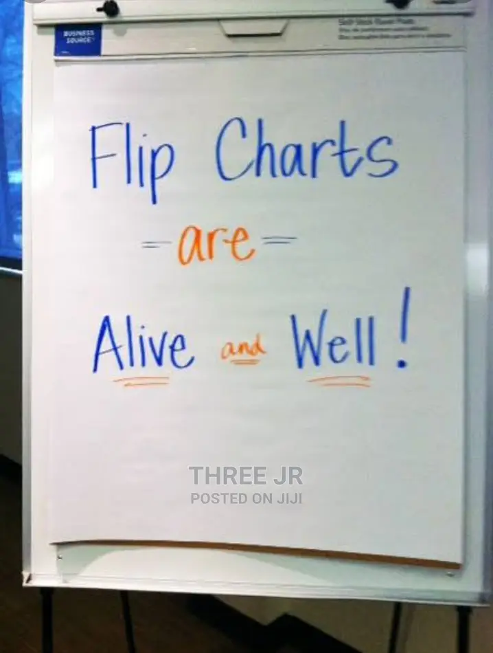 Flip Chart Stand Aluminum Framed Type