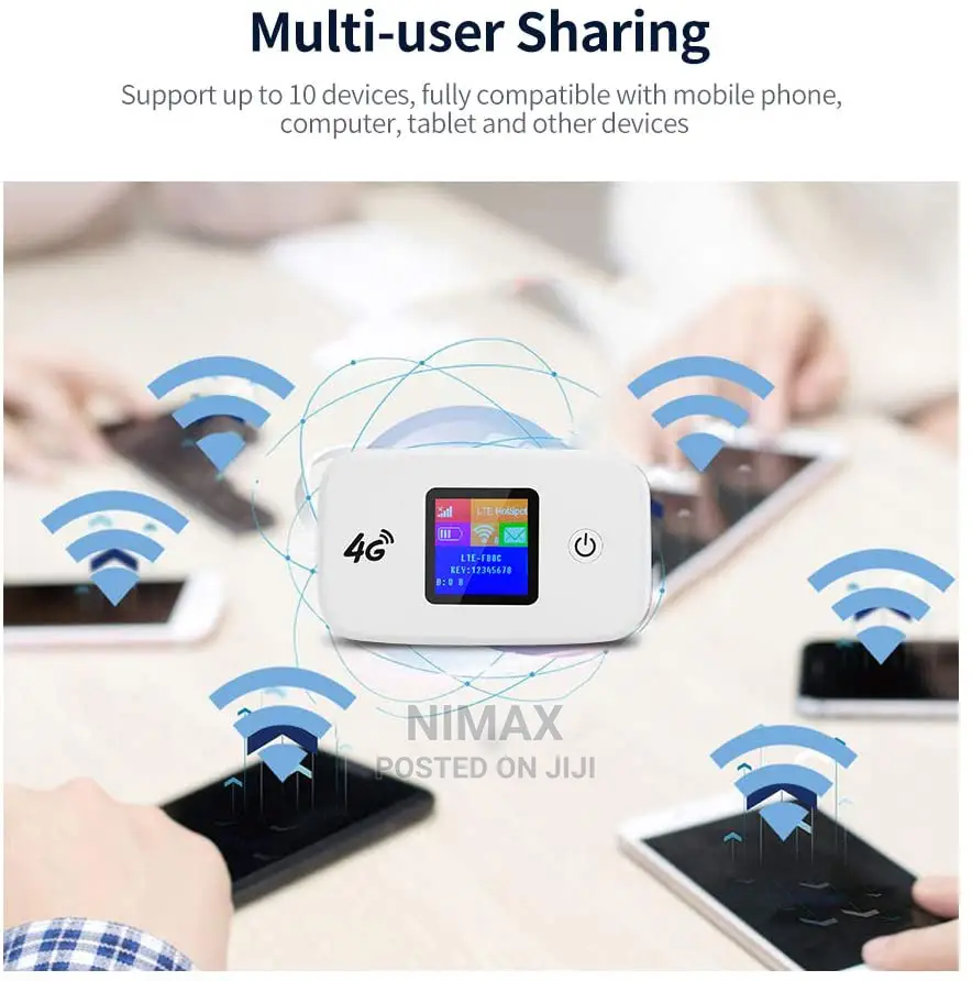 4G LTE Wireless Router - Wifi Router With 2400mah Battery
