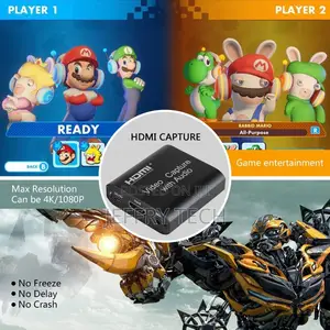 4K HDMI Video Audio Capture Card With Loop Out for High Defi