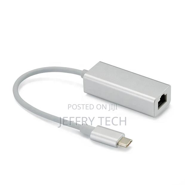 USB Type C 100mbps RJ45 Ethernet Network Card Adapter for Ma
